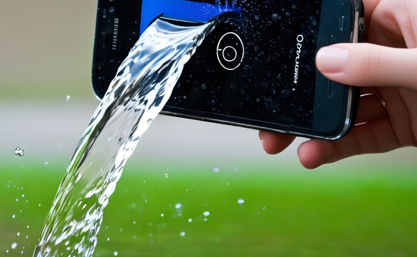 mobile phone leaking water